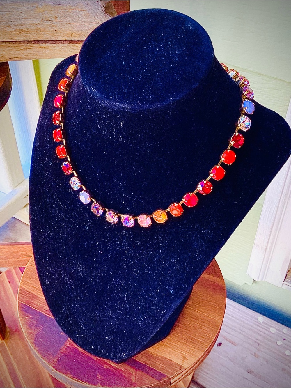 TOVA Oakland Necklace In REF ROSIES NWT